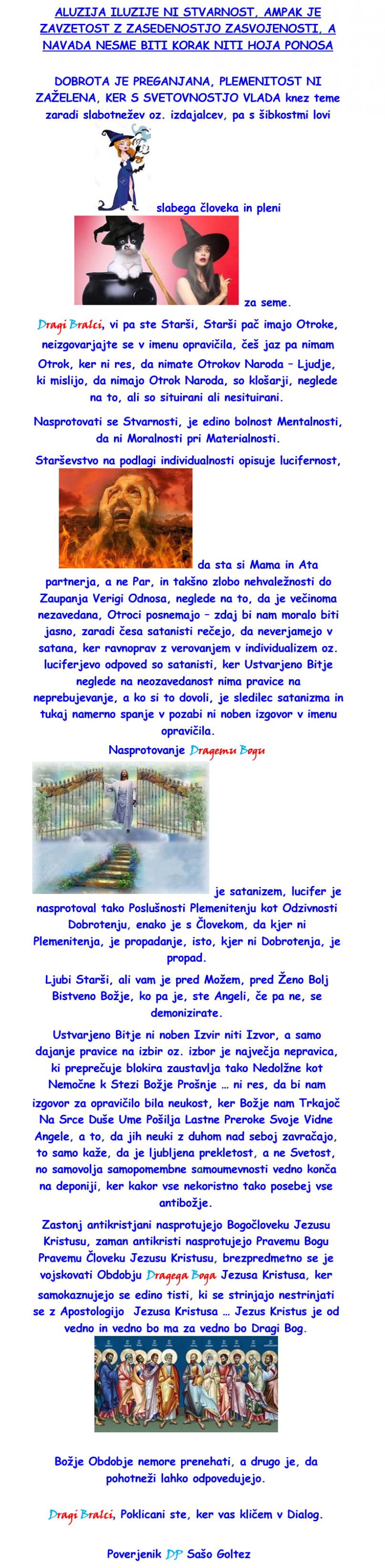 ALUZIJA ILUZIJE NI STVARNOST